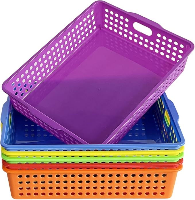 RAUVOLFIA 6 Pack Plastic Turn in Paper Trays - Image 2
