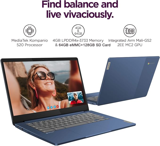 Lenovo Chromebook 14 Laptop), IST HUB, Anti-Glare, 13-Hr Long Battery Life - Image 3