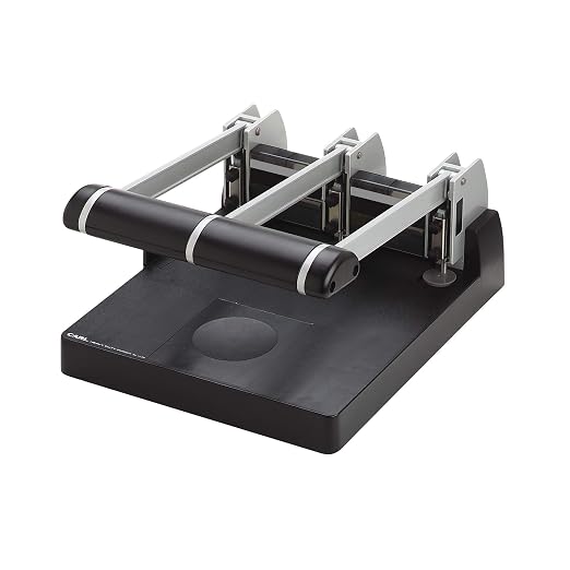 CARL, Heavy Duty 3-Hole Punch – 150 Sheet Capacity, Precision Alignment by CARL
