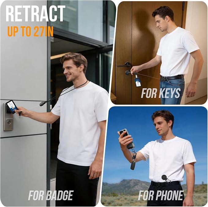 DELSWIN Heavy Duty Retractable Lanyard - Image 3