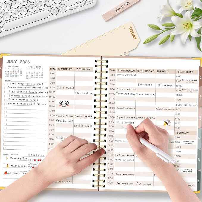 Large 2026-2027 Academic Planner, Weekly & Monthly Appointment Book from Jul. - Image 3
