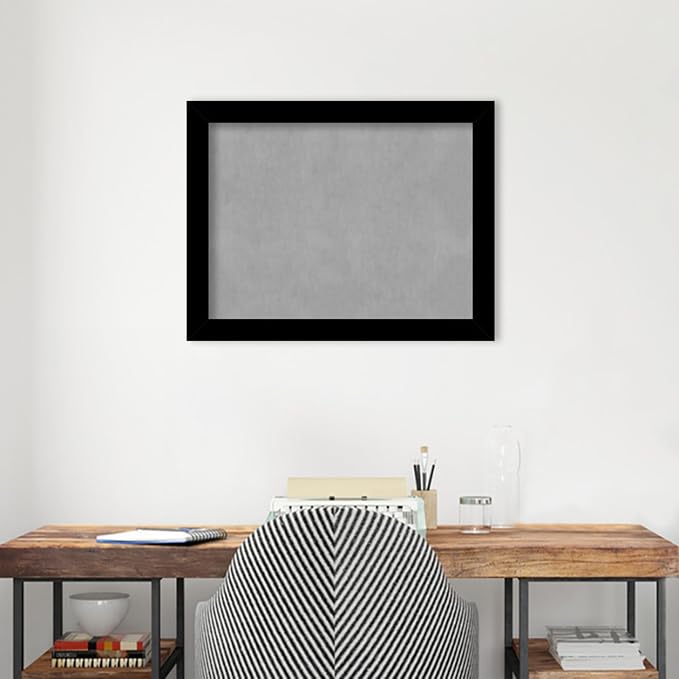 Amanti Art Black Framed Magnetic Board 21x27 Medium Vision Board - Image 5