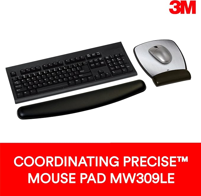 3M™ Compact Gel Wrist Rest for Keyboards, Soothing Gel Comfort, Product - Image 5