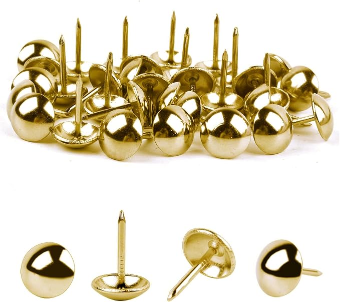 Premium Gold Thumb Tacks, Extra Long Push Pins by lengedhope
