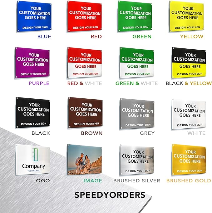 Custom Metal Business Signs, Personalized Aluminum Signs - Image 3