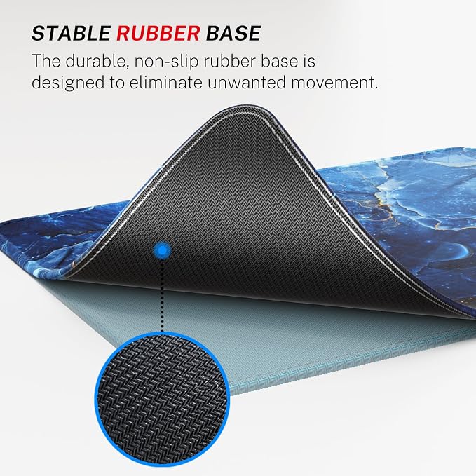 MROCO Essential Office & Gaming Mouse Pad, 8.5 x 11 Inch, Ocean Marble | - Image 4