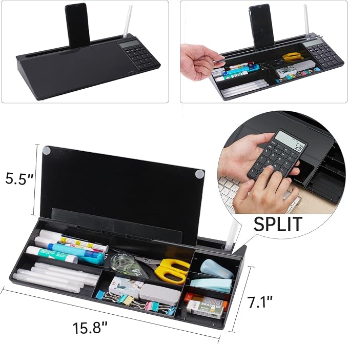 Small Glass Desktop Whiteboard Dry-Erase-Board - Image 4