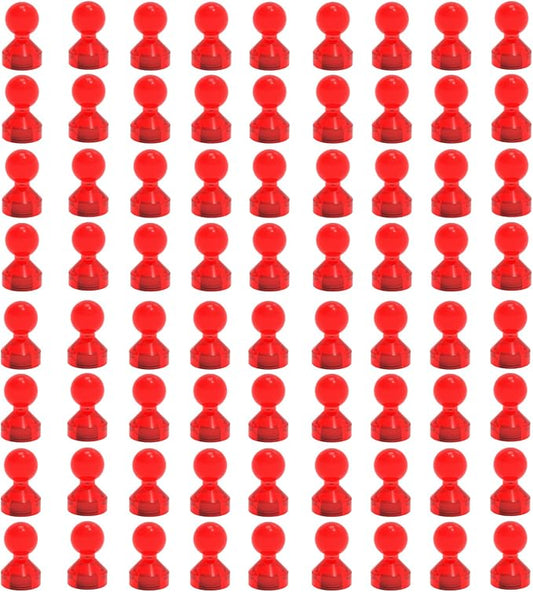 Ant Mag Magnetic Push Pins, 72 Pack Strong Whiteboard Magnets by AntMag