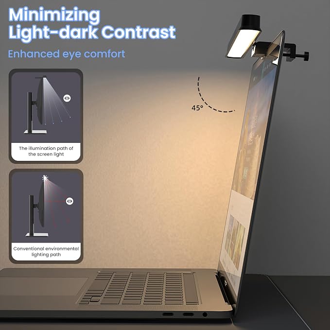 HomeBeyond Monitor Light Bar, USB LED Task Lamp - Image 5