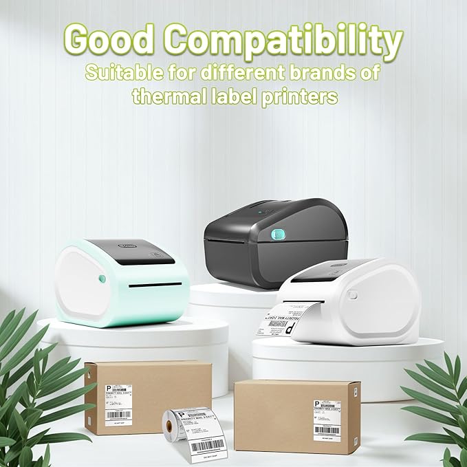 4x6 Thermal Labels, Shipping Address Label (Pack of 250 4x6 Roll Labels) - Compatible with JADENS, ASprink, Phomemo, Rollo, Zebra, Omezizy and Other Thermal Printers-DeskLoop Office