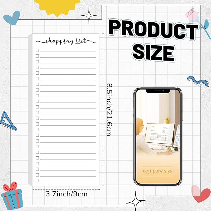 Censen 10 Pack 500 Sheets to Do List Notes Daily Checklist Notepad - Image 2