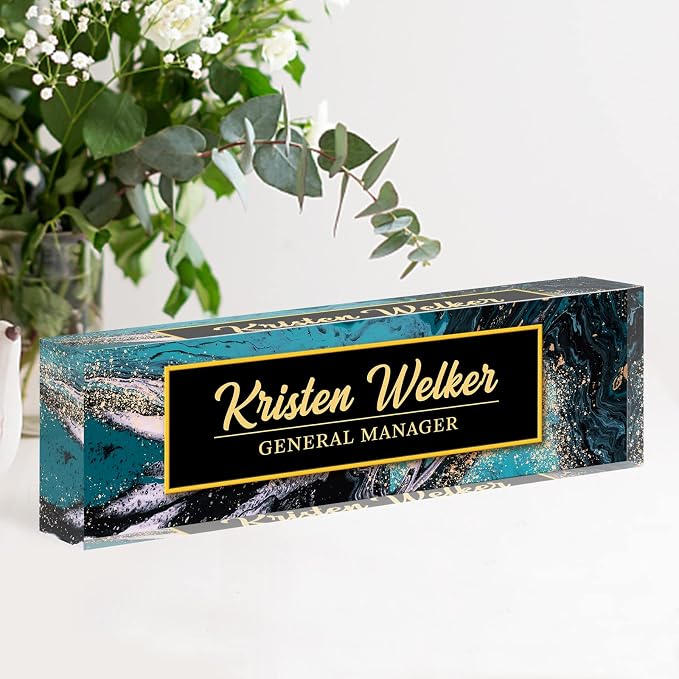 Desk Name Plate Personalized, Custom Name Plates - Image 7