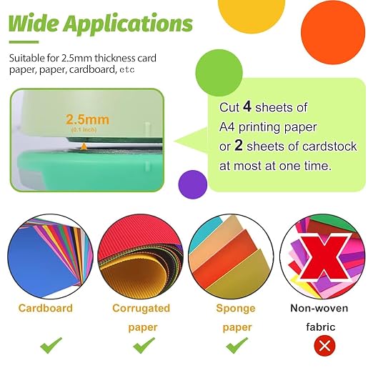 UCEC 2 Inch Circle Punch, Paper Punch, 2 Inch Hole Punch, Circle Hole Punch - Image 4