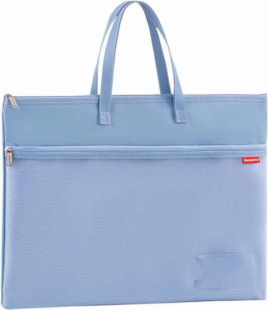 Pendancy Mesh Zipper Pouch A3 Size, Large Double Pocket Waterproof File Bag by Pendancy