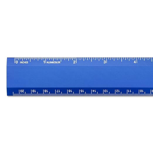 Alumicolor Aluminum Desk Ruler - Image 2