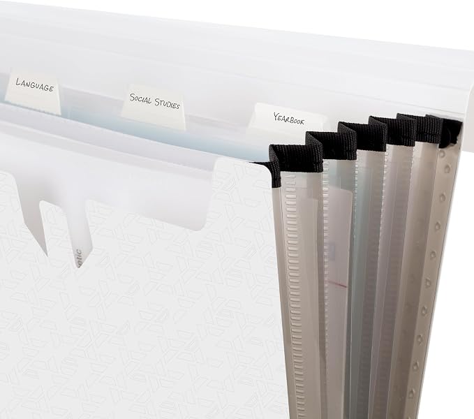 Five Star Expanding File Organizer, 6-Pocket Accordian File Organizer, Bungee - Image 3