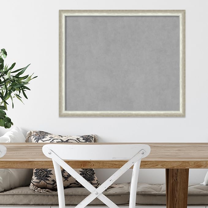 Amanti Art Silver Framed Magnetic Board 22x26 Medium Vision Board - Image 5