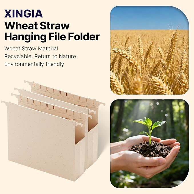XINGIA Plastic Hanging File Folders Letter Size, Heavy Duty 2" Expansion - Image 6