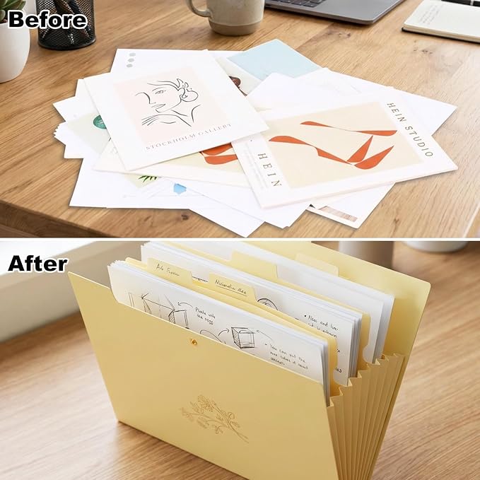 EOOUT 6pcs Expanding File Folders - Image 5