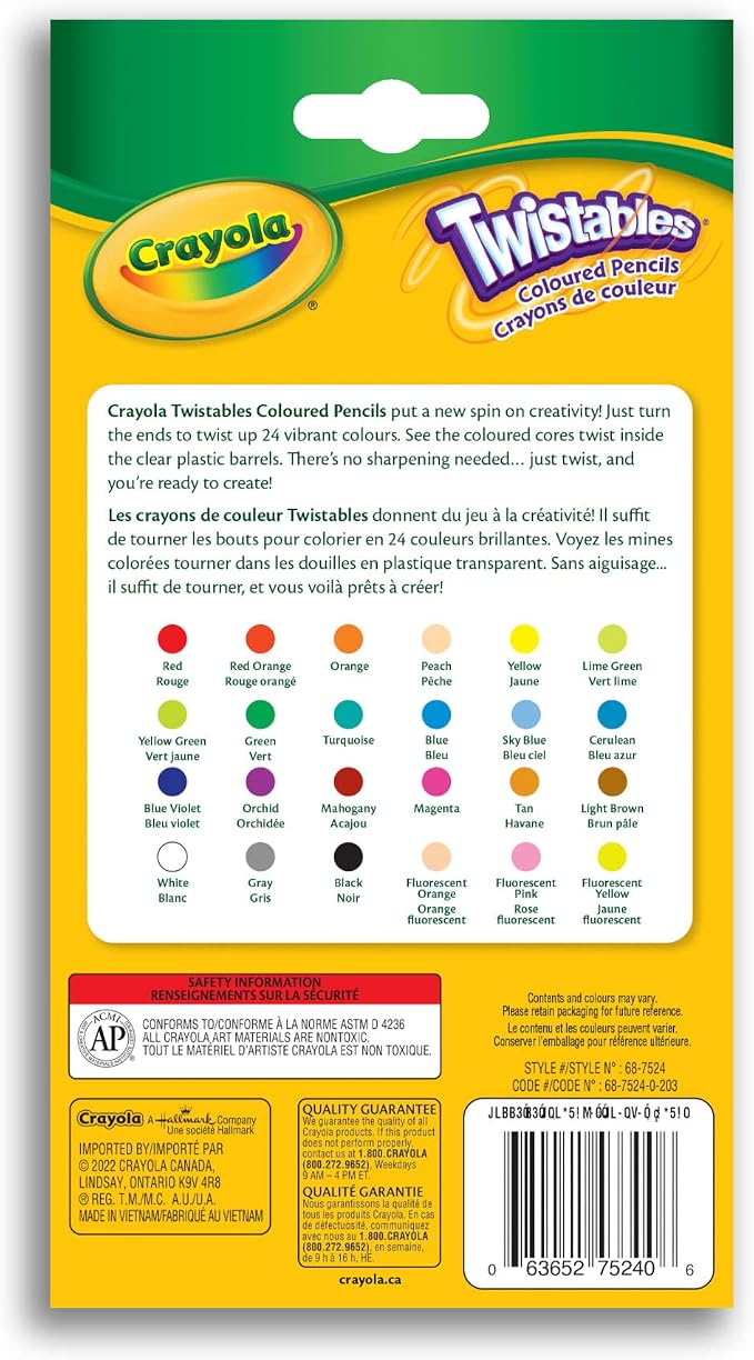 Crayola 24 Twistables Colored Pencils - Image 3