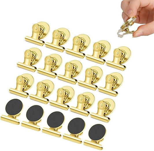Strong Magnetic Clips, 20 Pack, 1-1/4 Inch, 31 mm, Medium Clip Magnets by Panpub