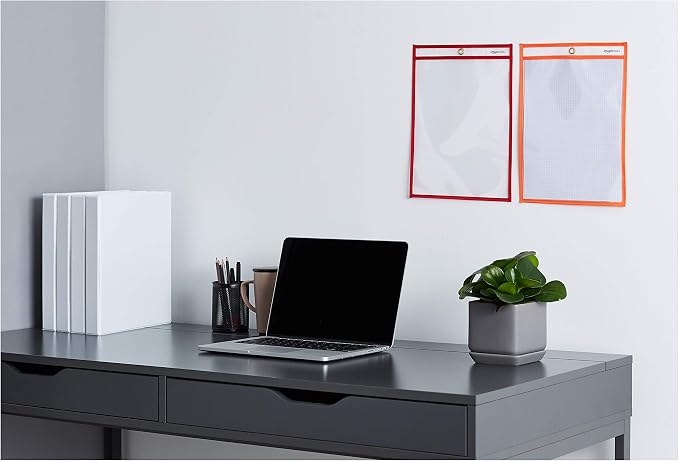 Amazon Basics Heavy Duty Dry Erase Job Ticket Holders, Document Protectors - Image 6