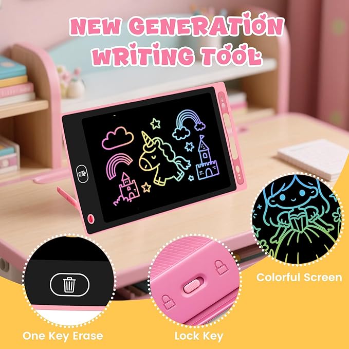 24 Pack LCD Writing Tablet for Kids, Erasable and Reusable Toddler Doodle Board - Image 7