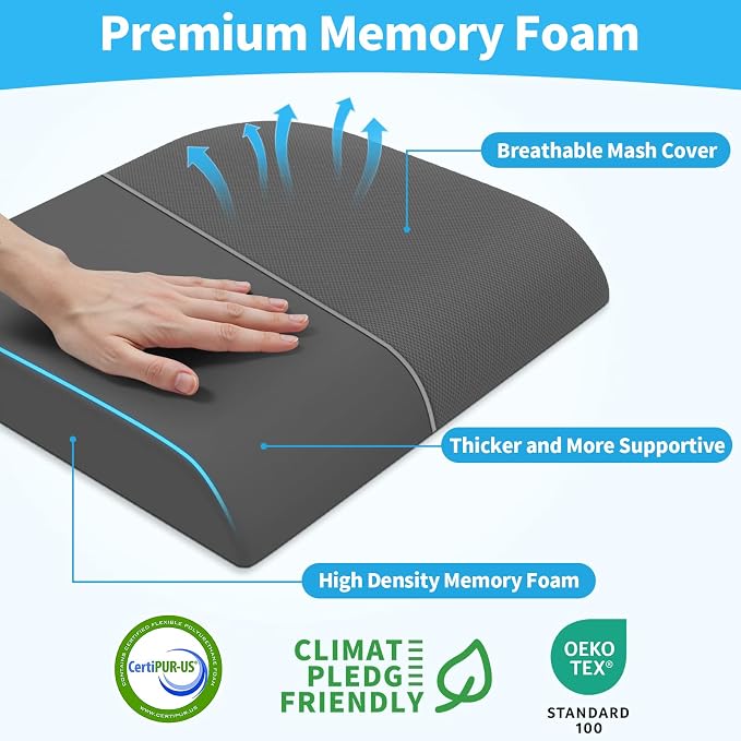 TranquilRelax 2XL Seat Cushion, Memory Foam Cushion - Image 2