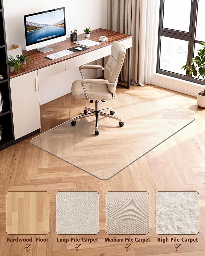 Soimeat Hard Frosted Office Chair Mat - Image 8