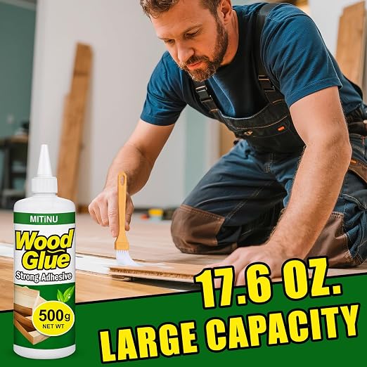 Wood Glue 17.6 oz/500 g, High-Capacity Super Glue - Image 4