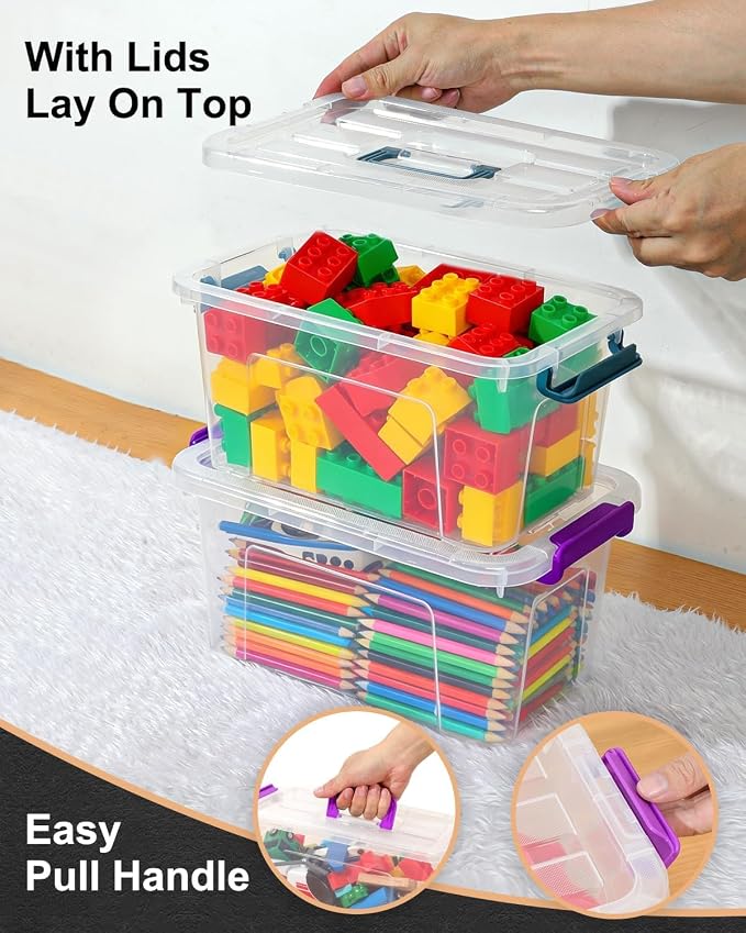 NUMIFUN Plastic Storage Bins - Image 4