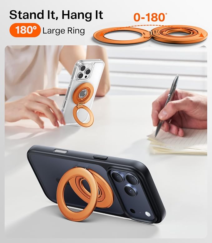 TORRAS 2025 Flagship Magnetic Phone Grip Ring Holder Kickstand Fit - Image 3