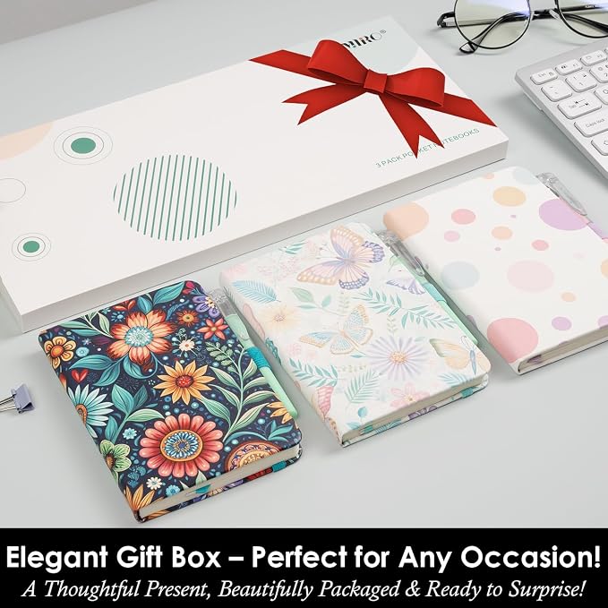 NIRMIRO Aesthetic Small Journal Notebook, A6 Mini Pocket Notebook - Image 5