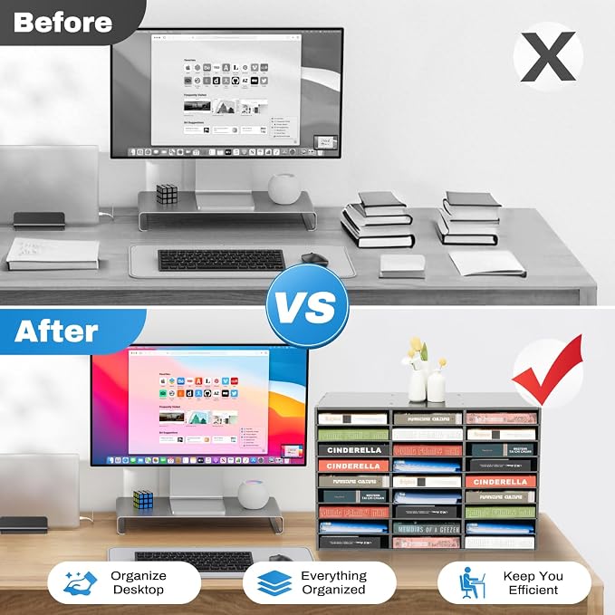 27 Slot Literature Organizer – Desktop File Sorter - Image 5