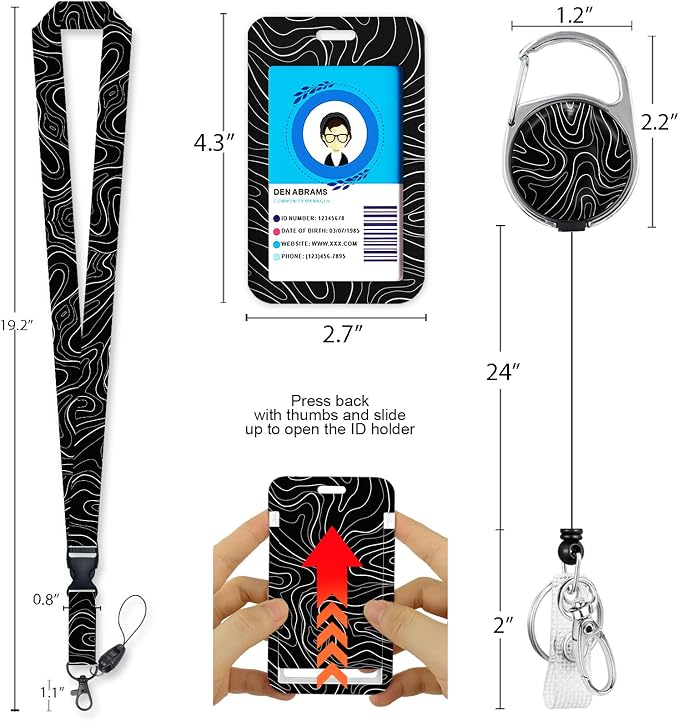 Lanyards for Id Badges, Card Protector - Image 5