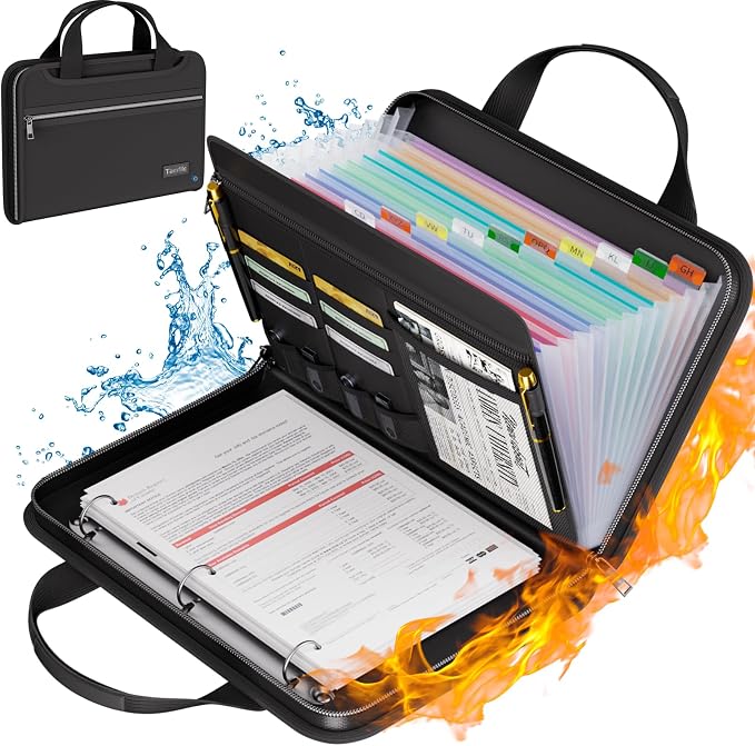 Tamfile Fireproof Accordion File Organizer by Tamfile