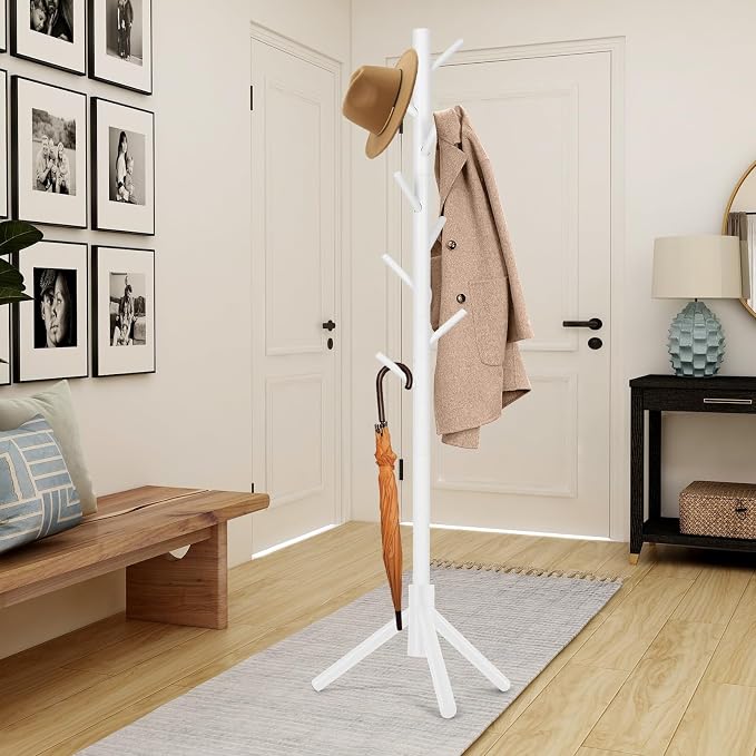 WANGMUXIA 2 PCS Coat Rack, Freestanding Coat Rack - Image 2