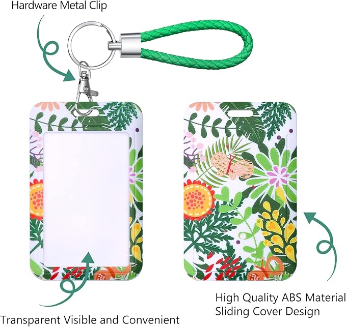 ID Card Badge Holder Key Chain - Image 3