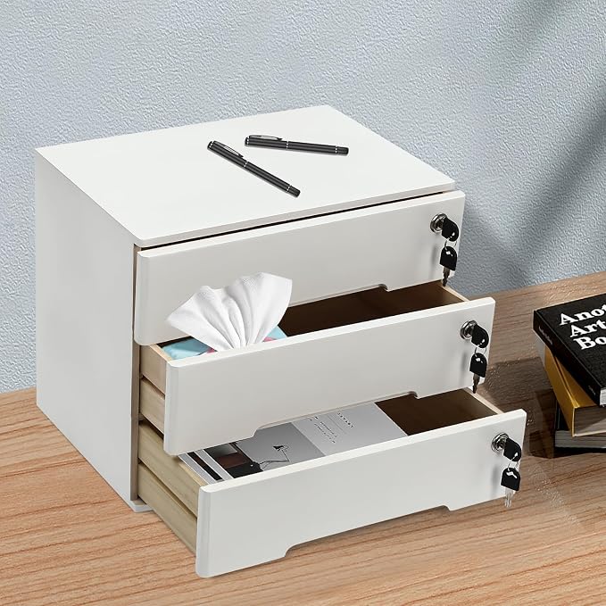 Wooden Desktop Storage Box - Image 4