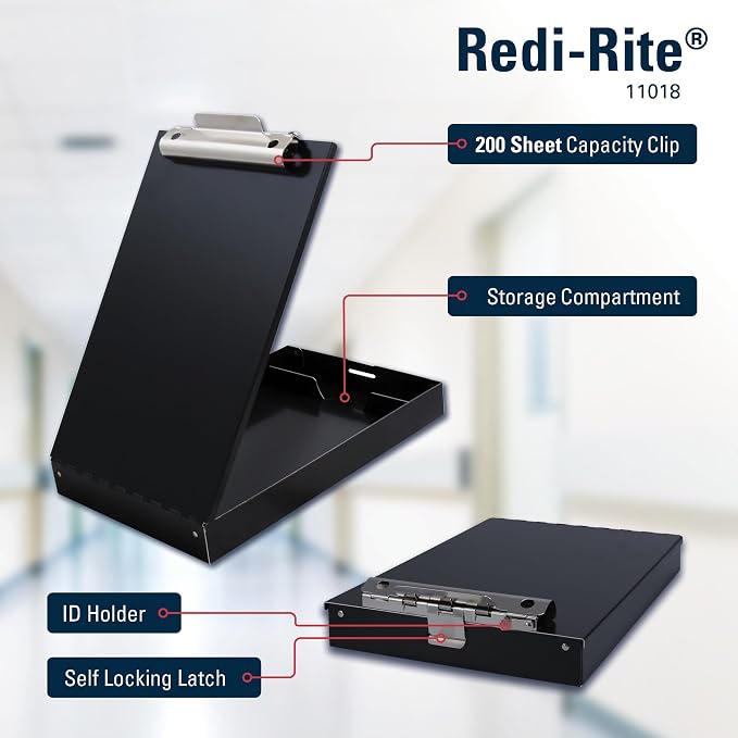 Saunders Redi-Rite Recycled Aluminum Storage Clipboard - Image 4