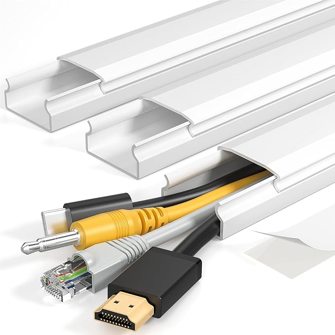 Yecaye TV Cord Hider, 42in Cord Cover, Large Cable Hider, Wire Covers by Yecaye