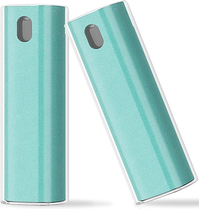 2 Pcs Fingerprint Proof Screen Cleaner Safe for All Phones Glasses Tablet Laptop TV Watch Screens (Tiffany Blue)-DeskLoop Office