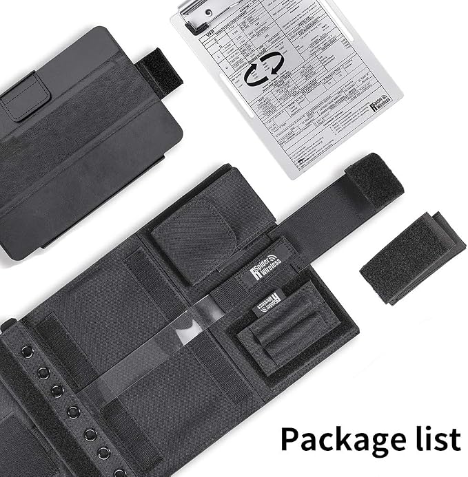 Pilot Kneeboard with Aluminum Clipboard. Compatible with 7.9 inch Apple iPad - Image 7