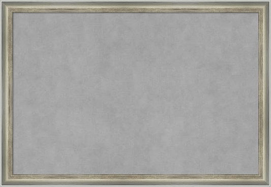 Amanti Art Silver Framed Magnetic Board 18x26 Medium Vision Board by AmantiArt