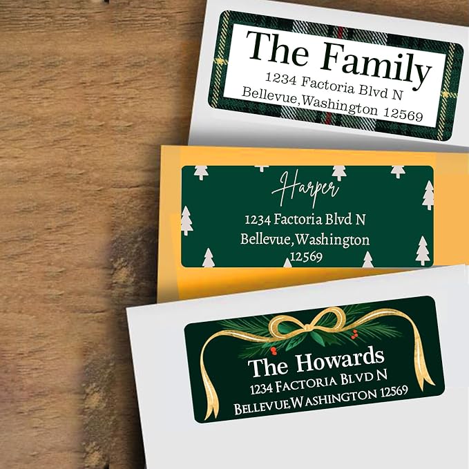 Christmas Return Address Labels Personalized - Image 6