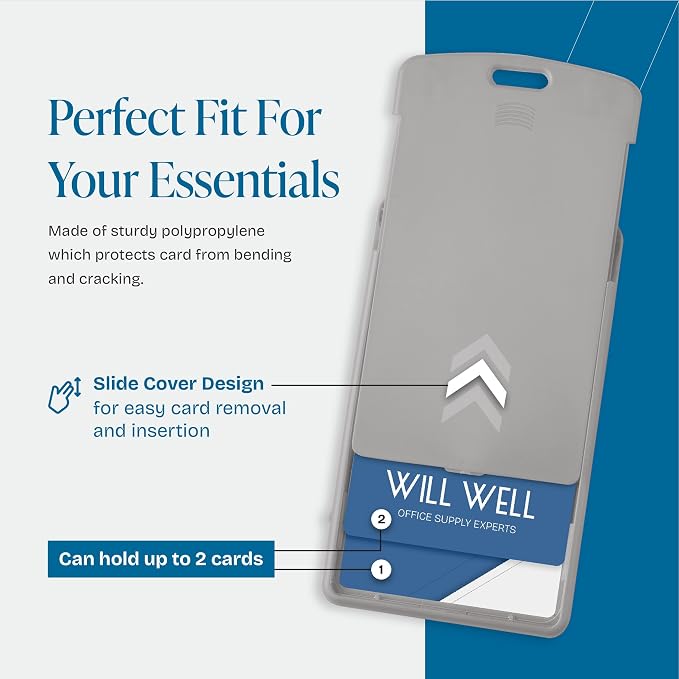Will Well Vertical Sliding Badge Holder - Image 5