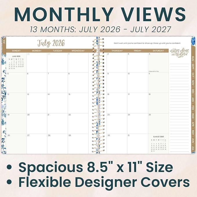bloom daily planners 2026-2027 Planner 13 Month Academic Organizer - Image 3