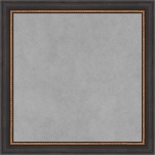 Amanti Art Black Framed Magnetic Board 19x19 Small Vision Board by AmantiArt