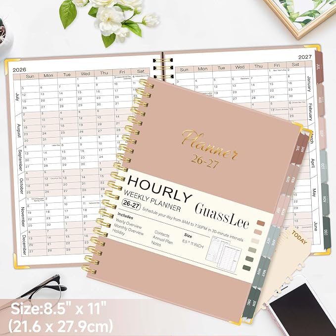 Large 2026-2027 Academic Planner, Weekly & Monthly Appointment Book from Jul. - Image 2