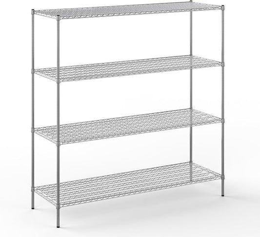 Regal Altair 24" Deep x 72" Wide x 74" Height Wire Shelving Kit | 4-Tier | NSF by Regal+Altair